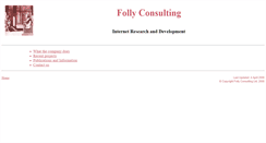 Desktop Screenshot of folly.org.uk