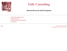 Tablet Screenshot of folly.org.uk