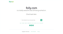 Desktop Screenshot of folly.com