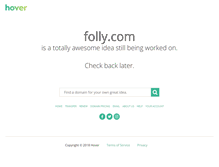 Tablet Screenshot of folly.com
